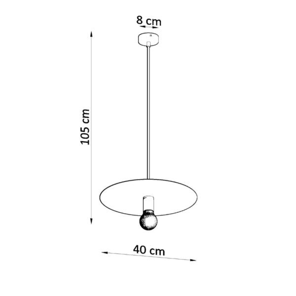 Pendant Lamp Flavio White - Image 4