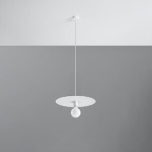 Pendant Lamp Flavio White Modern Single Pendants Great Lighting UK Ltd