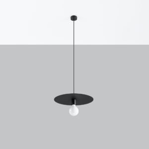 Pendant Lamp Flavio Black Modern Single Pendants Great Lighting UK Ltd