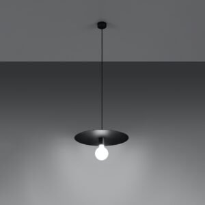 Pendant Lamp Flavio Black Modern Single Pendants Great Lighting UK Ltd