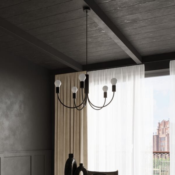 Chandelier Piccolo 5 Black - Image 6