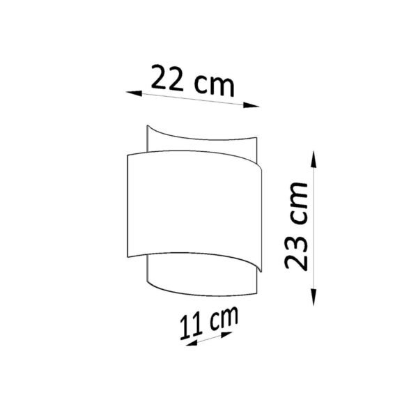 Wall Lamp Impact White Modern Indoor Wall Lights Great Lighting UK Ltd