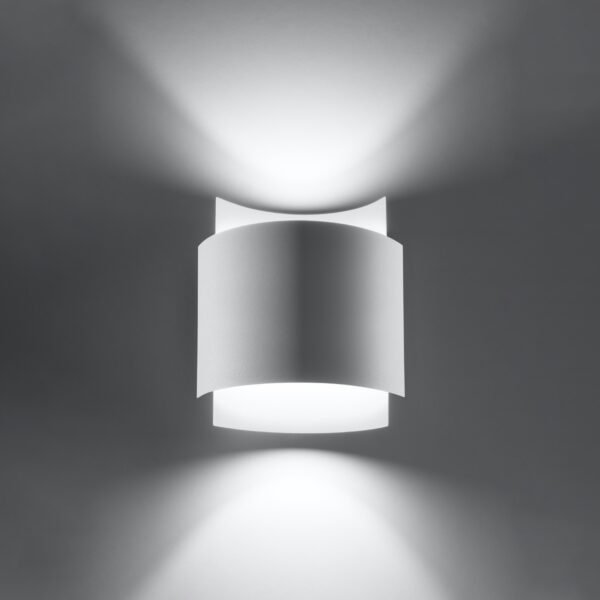 Wall Lamp Impact White Modern Indoor Wall Lights Great Lighting UK Ltd