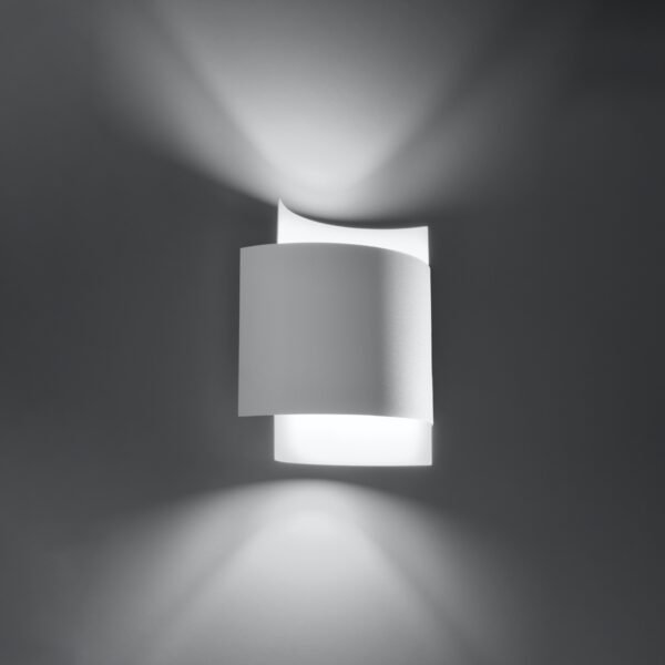 Wall Lamp Impact White Modern Indoor Wall Lights Great Lighting UK Ltd