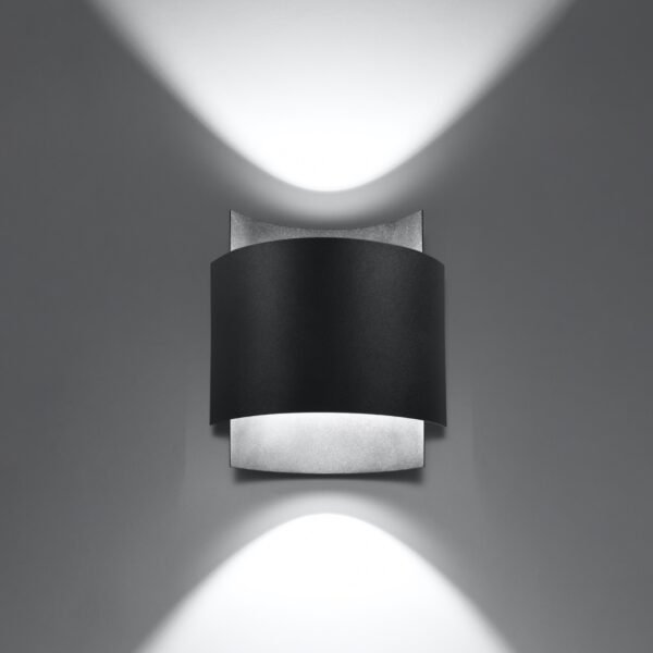 Wall Lamp Impact Black Modern Indoor Wall Lights Great Lighting UK Ltd