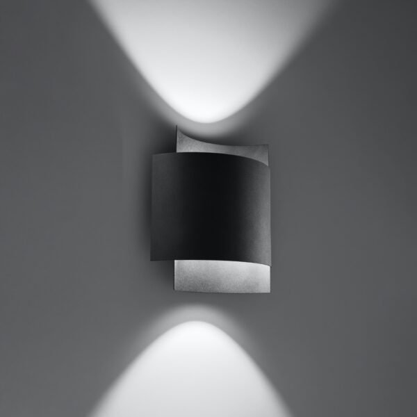 Wall Lamp Impact Black Modern Indoor Wall Lights Great Lighting UK Ltd
