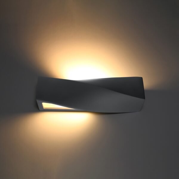 Wall Lamp Ceramic Sigma Grey - Image 3