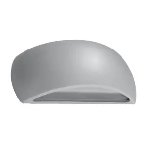 Ceramic Wall Light Pontius Grey Box Wall Lights Great Lighting UK Ltd