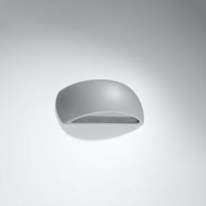 Wall Lamp Ceramic Pontius Grey Box Wall Lights Great Lighting UK Ltd