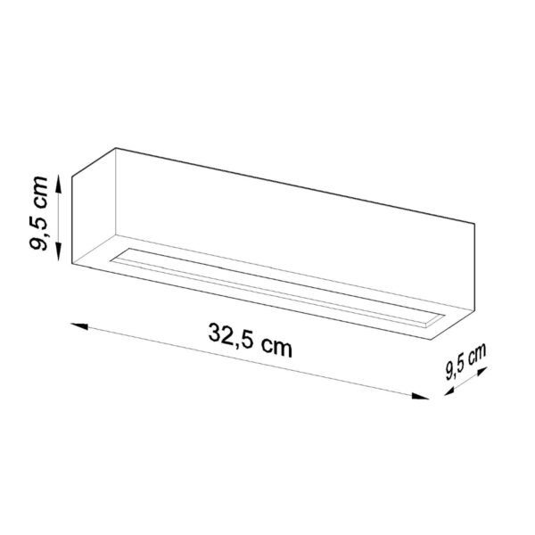 Wall Lamp Ceramic Vega Black Modern Indoor Wall Lights Great Lighting UK Ltd