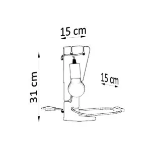 Arby Desk Lamp - White Modern Table Lamps Great Lighting UK Ltd
