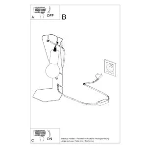 Arby Desk Lamp - White Modern Table Lamps Great Lighting UK Ltd