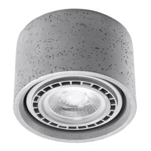 Ceiling Lamp Basic 1 Concrete Single Ceiling Lights Great Lighting UK Ltd