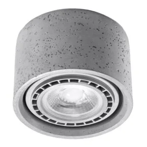 Basic Single Ceiling Downlight - Concrete Concrete Ceiling Lights Great Lighting UK Ltd
