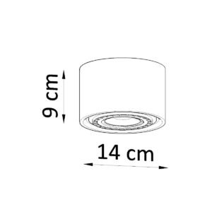 Ceiling Lamp Basic 1 Concrete Single Ceiling Lights Great Lighting UK Ltd