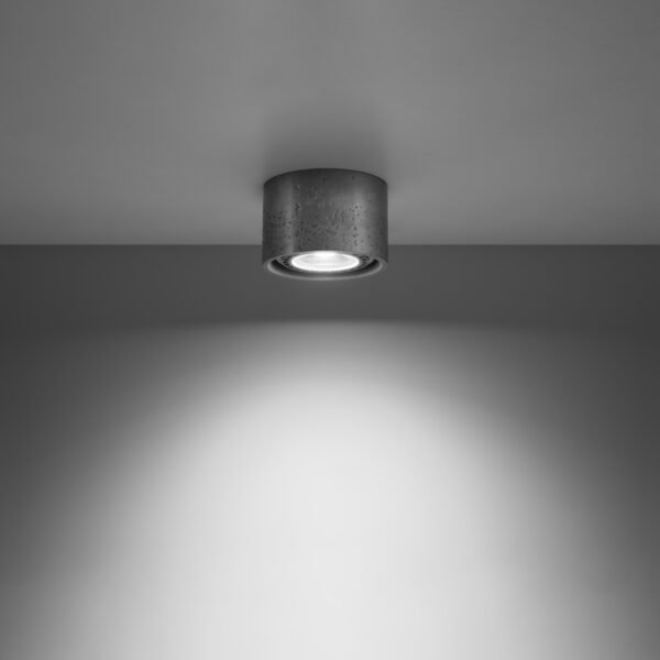 Ceiling Lamp Basic 1 Concrete Modern Ceiling Lights Great Lighting UK Ltd