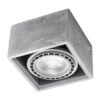 Ceiling Lamp Quatro 1 Concrete Single Ceiling Lights Great Lighting UK Ltd