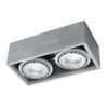 Ceiling Lamp Quatro 2 Concrete Large Ceiling Lights Great Lighting UK Ltd