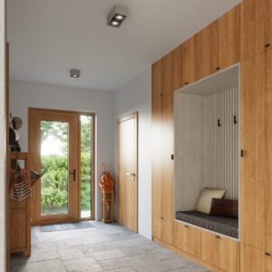 Quatro Twin Ceiling Downlight - Concrete 2 Light Spotlight Great Lighting UK Ltd