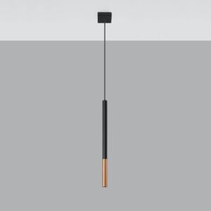 Pendant Lamp Mozaica 1 Black / Copper Modern Single Pendants Great Lighting UK Ltd