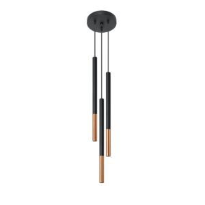 Pendant Lamp Mozaica 3p Black/copper