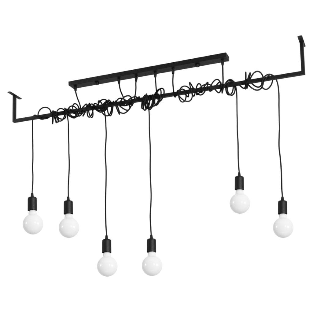 Chandelier Salamanca Six Light Black