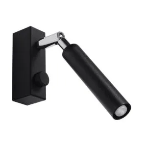 Wall Lamp Eyetech Single Light Black Black Wall Lights Great Lighting UK Ltd