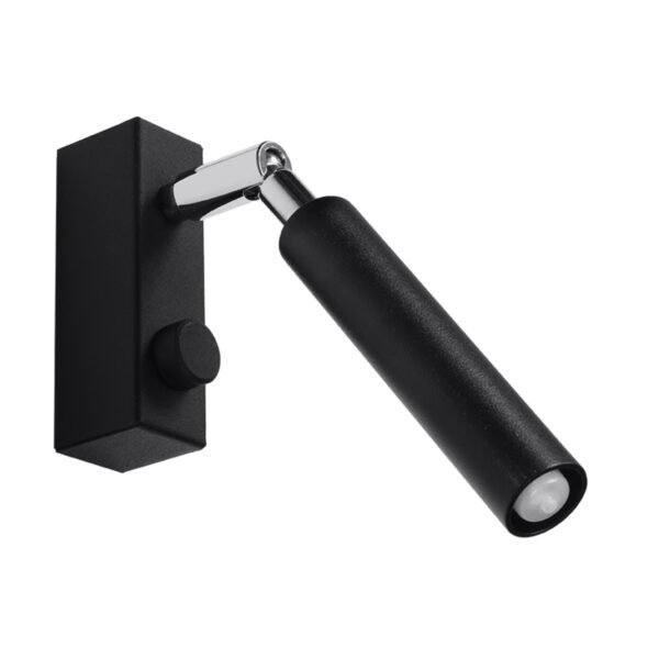 Wall Lamp Eyetech 1 Black Modern Indoor Wall Lights Great Lighting UK Ltd