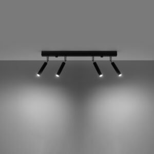 Ceiling Lamp Eyetech 4 Black Track Lighting Great Lighting UK Ltd