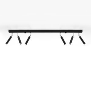 Ceiling Lamp Eyetech 6 Black New Arrivals Great Lighting UK Ltd