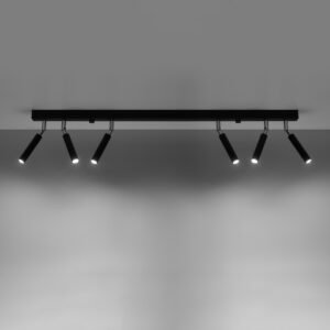 Ceiling Lamp Eyetech 6 Black New Arrivals Great Lighting UK Ltd