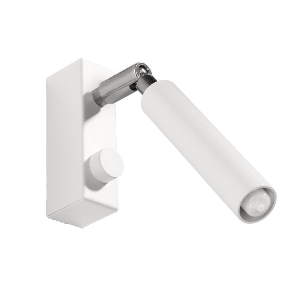 Wall Lamp Eyetech Single Light White Bedroom Wall Lights Great Lighting UK Ltd