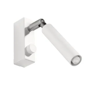 Wall Lamp Eyetech Single Light White Bedroom Wall Lights Great Lighting UK Ltd