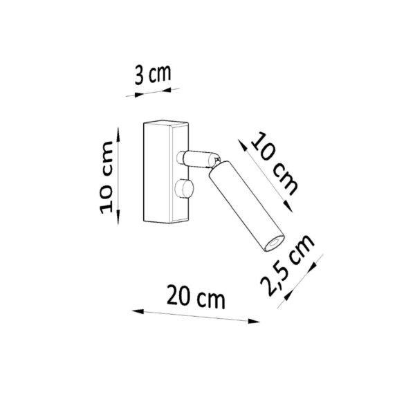 Wall Lamp Eyetech 1 White - Image 4