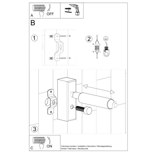 Wall Lamp Eyetech 1 White - Image 5