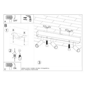 Ceiling Lamp Eyetech 3 White Track Lighting Great Lighting UK Ltd