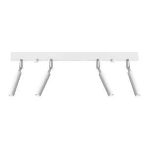 Eyetech Four Light White Eyeball Spotlight Bar 4 Light Spotlights Great Lighting UK Ltd