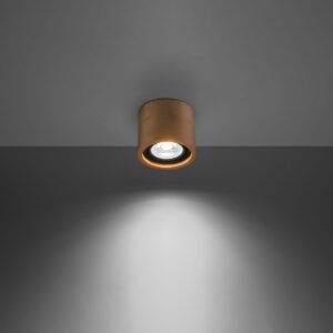 Wooden Ceiling Light Basic Single Round Modern Single Ceiling Lights Great Lighting UK Ltd