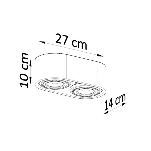 Ceiling Lamp Basic 2 Natural Wood - Image 4