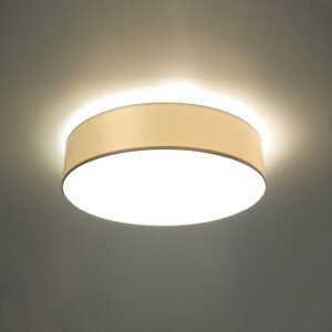 Arena 55cm Round Ceiling Light - White Modern Large Ceiling Lights Great Lighting UK Ltd