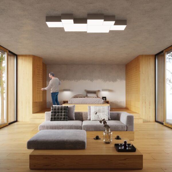Ceiling Lamp Horus 55 Grey - Image 6