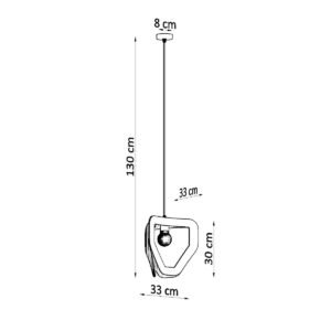 Pendant Lamp Tres White Modern Single Pendants Great Lighting UK Ltd