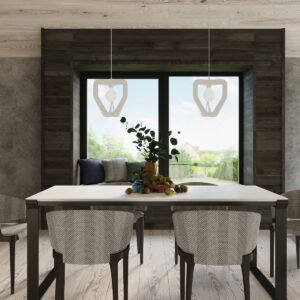 Pendant Lamp Tres White Modern Single Pendants Great Lighting UK Ltd