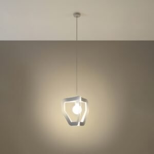 Pendant Lamp Tres White Modern Single Pendants Great Lighting UK Ltd