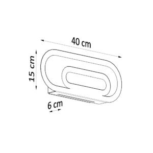 Wall Lamp Saccon White Box Wall Lights Great Lighting UK Ltd