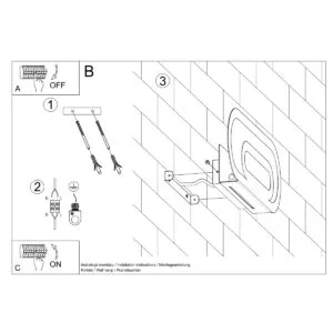 Saccon Wall Light - White Box Wall Lights Great Lighting UK Ltd