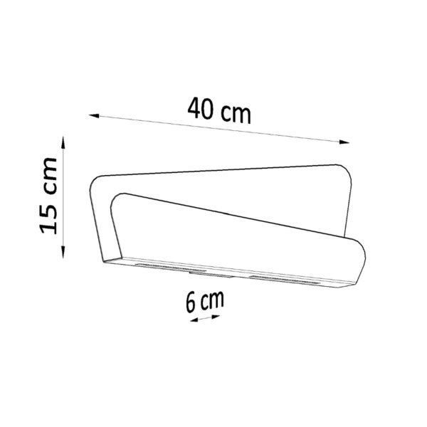 Wall Lamp Bascia White - Image 4
