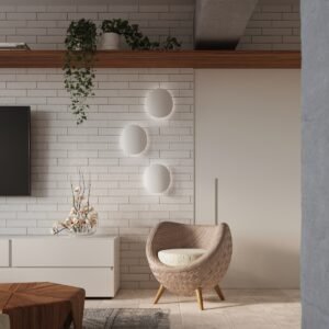 Wall Lamp Senses White Single Wall Lights Great Lighting UK Ltd