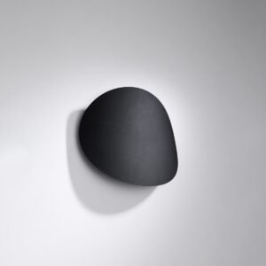 Wall Lamp Senses Black Single Wall Lights Great Lighting UK Ltd