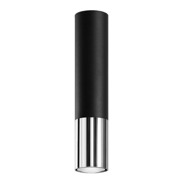 Ceiling Lamp Loopez Black/chrome Modern Ceiling Lights Great Lighting UK Ltd